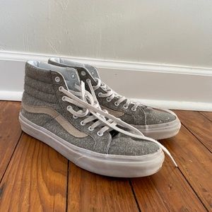 Lightly worn high top Vans!